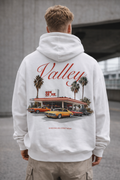 Valley Oversized White Hoodie | Shadowluxe Streetwear |