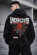 Shadowluxe Undercover Spider Oversized Hoodie – Black