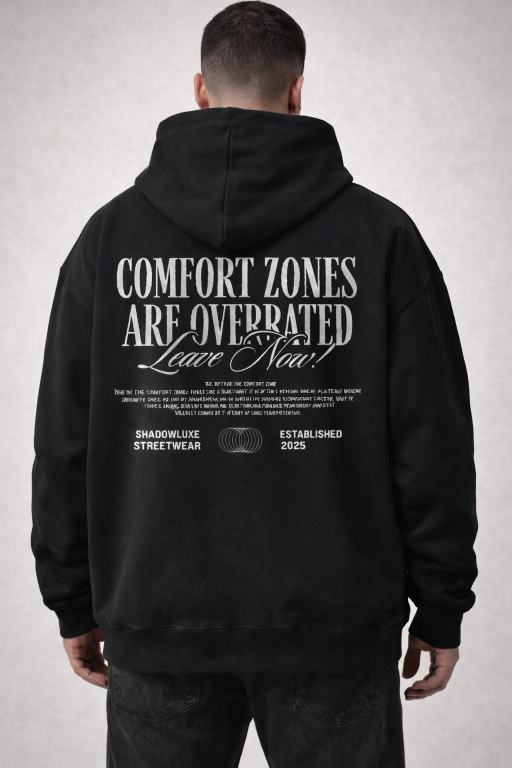 Comfort Zones Are Overrated Oversized Hoodie