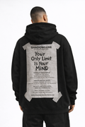 Your Only Limit Oversized Hoodie – Black